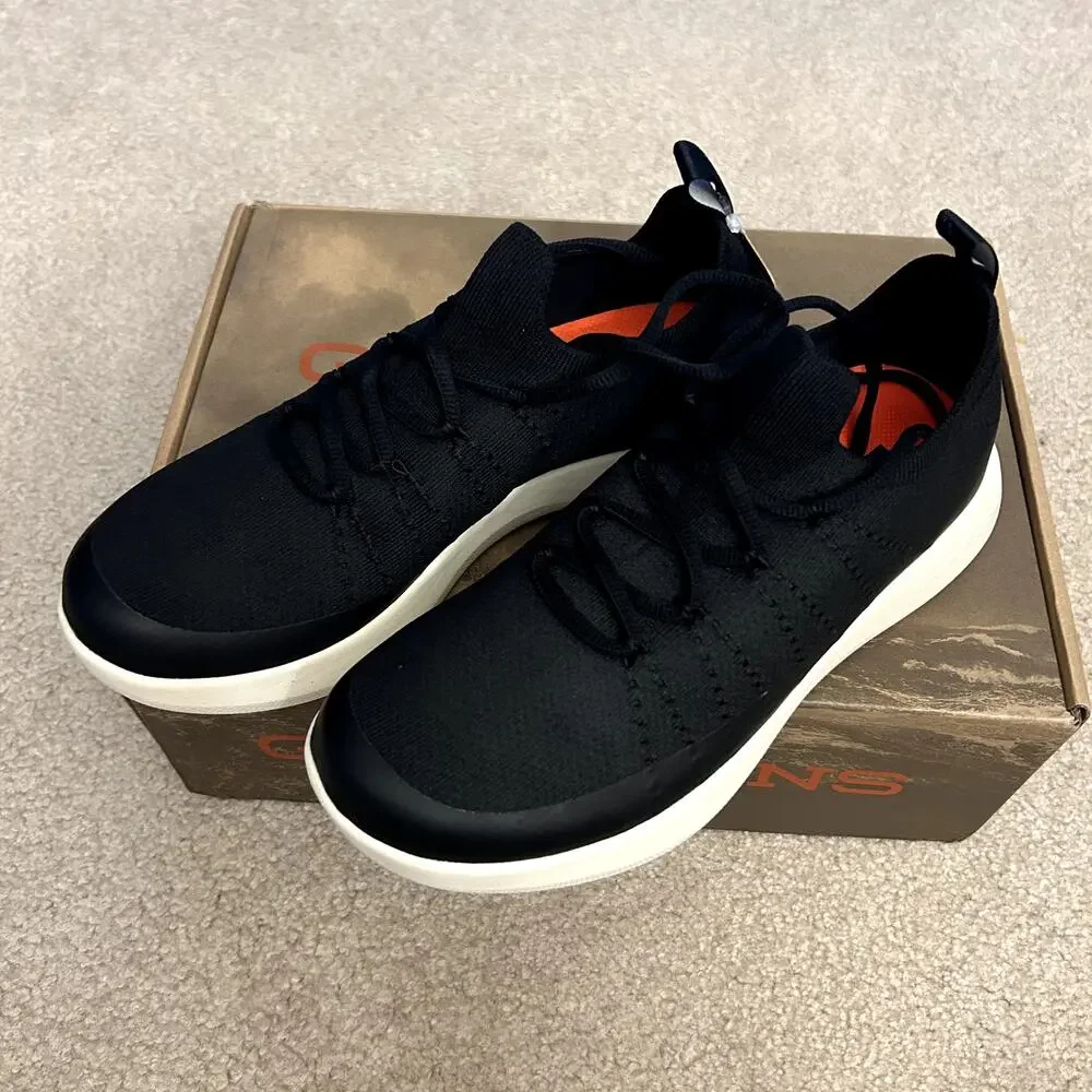 Grundens Men´s Sneakers Seaknit Black Fishing Outdoors Boat Shoe Size 8.5 NWT
